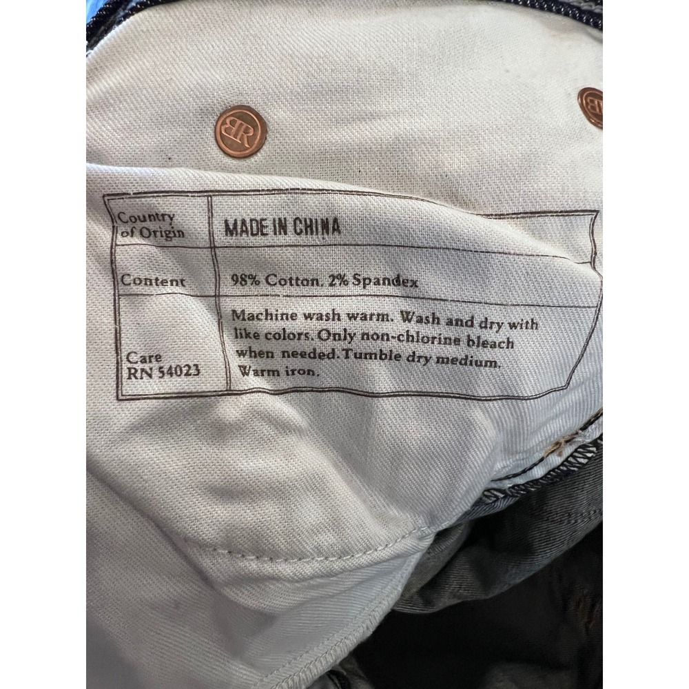 Banana Republic Mens Size 31 Straight Fit Dark Wash Denim‎ Jeans Preppy Rodeo - Picture 7 of 10